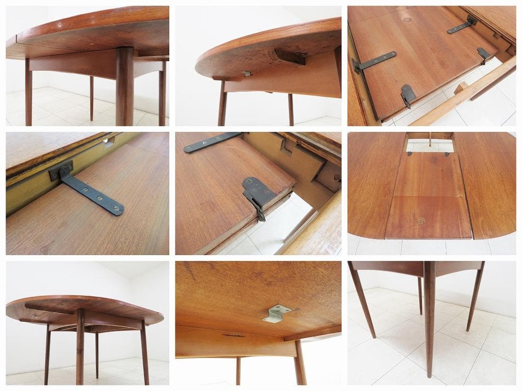 ロル イギリス G-PLAN 1950's ヴィンテージ 拡張式 テーブル