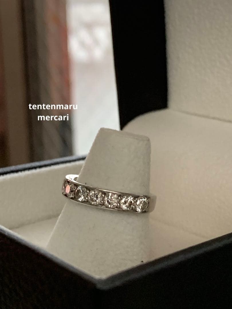 和*美様 エステール☆pt900 1.08ctダイヤモンドハーフエタニティリング