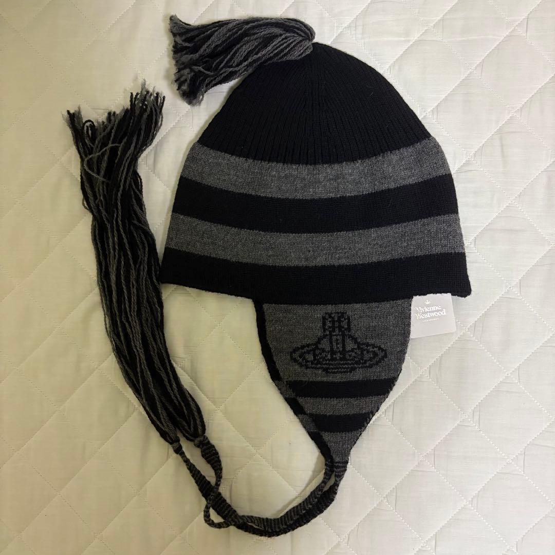 Vivienne Westwood 耳当て付きニット帽 NANA