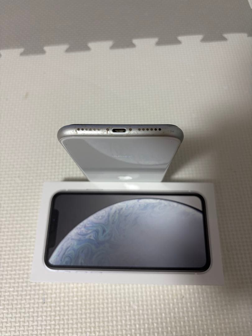 【美品・SIMフリー】iPhone XR 128GB ホワイト｜付属品完備