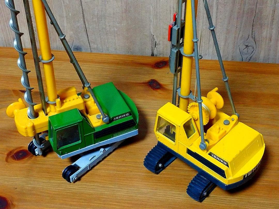 2台セット ヨネザワ イシコK400「杭打ち機」＋「アースドリル」ジャンク