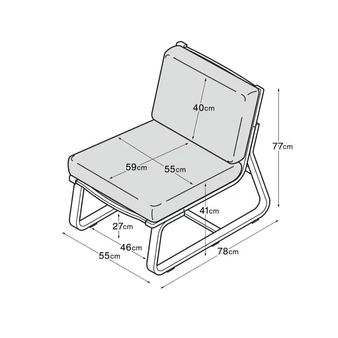 【引取限定】無印良品／ダイニングテーブル＋チェア２脚セット