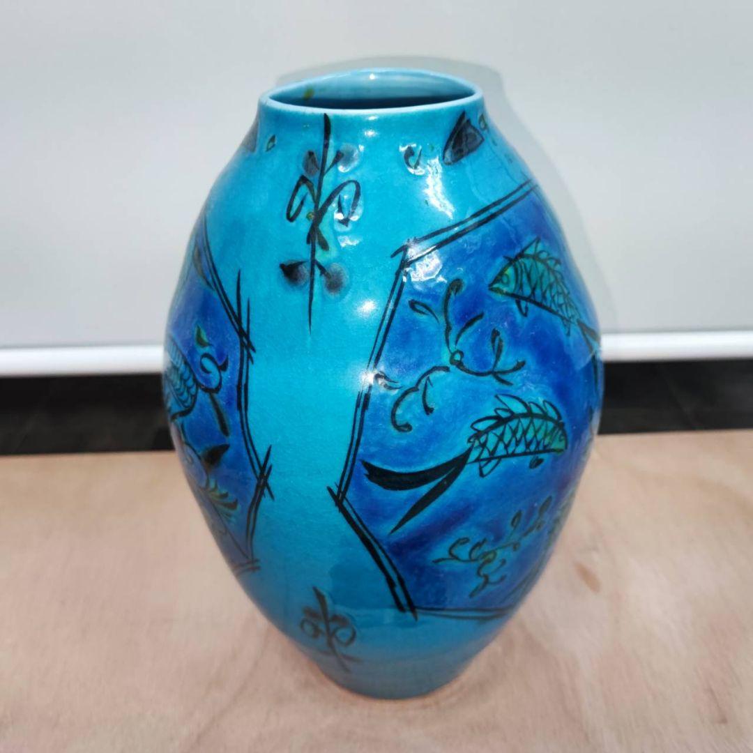 九谷焼　九谷香祥　花瓶