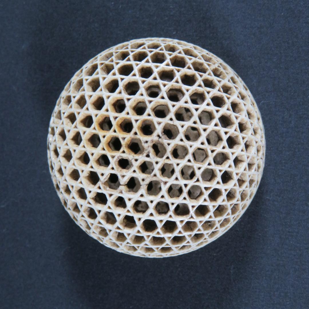 香炉 白磁 貫入 使用感あり 三つ足 象耳 双耳