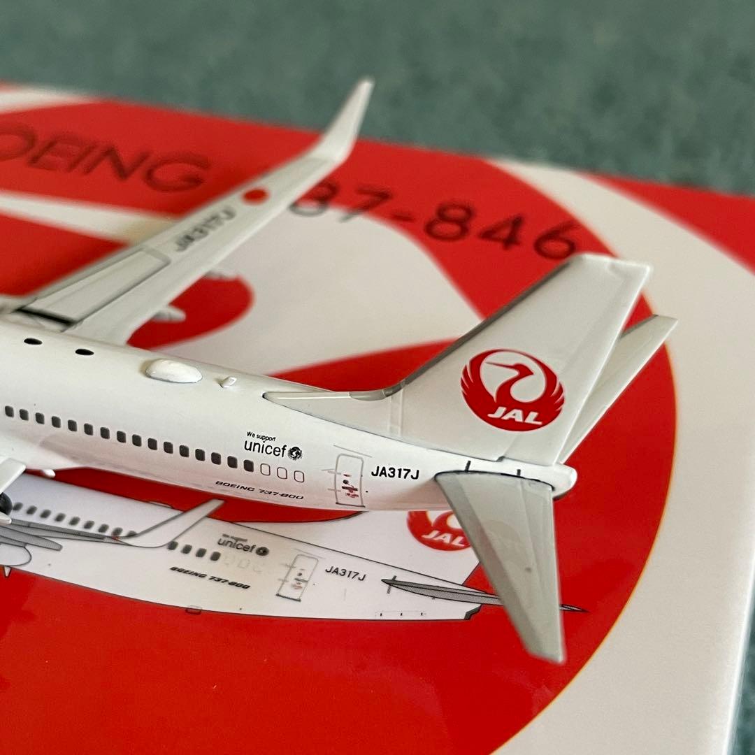 JAL 737-800 日本航空 JA317J 1:400 ph