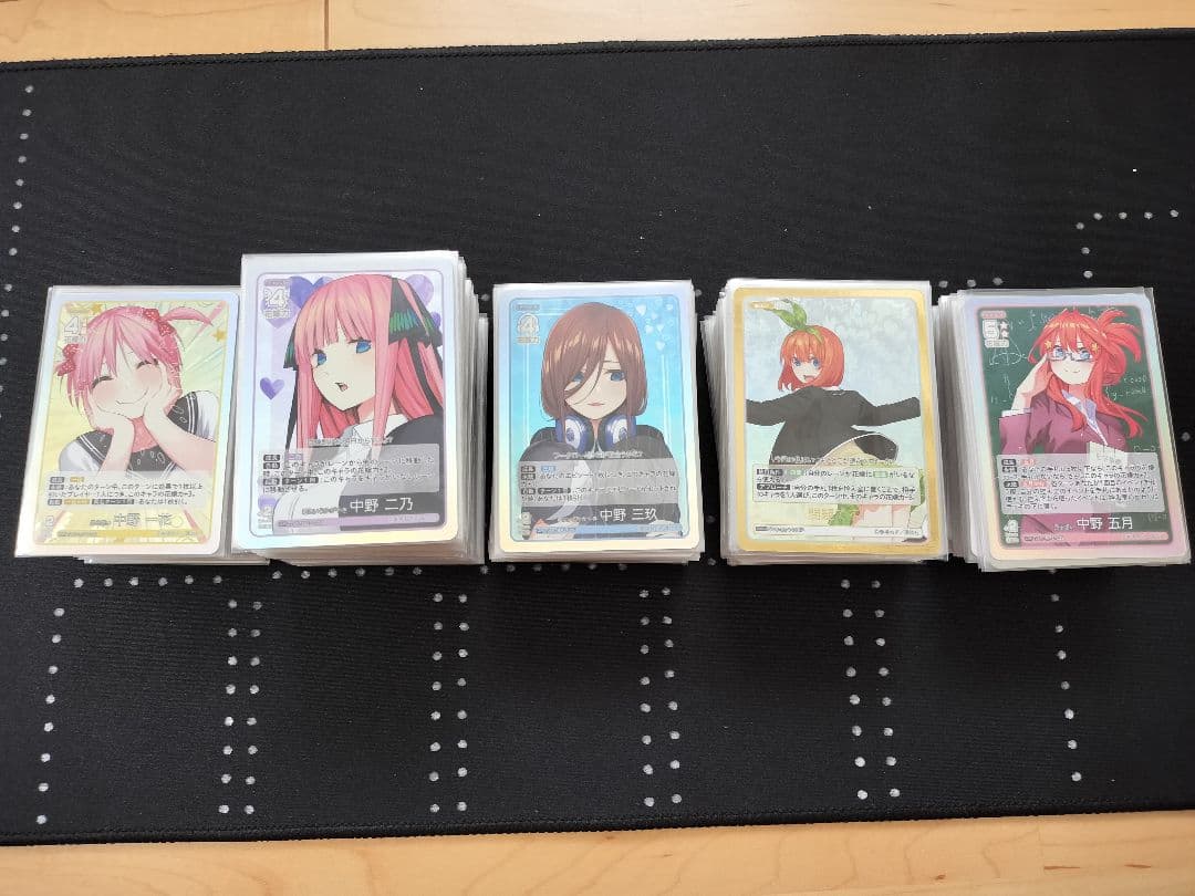五等分の花嫁　カードゲーム　ごとカド　スリーブ　ラバーマット　まとめ売り　引退