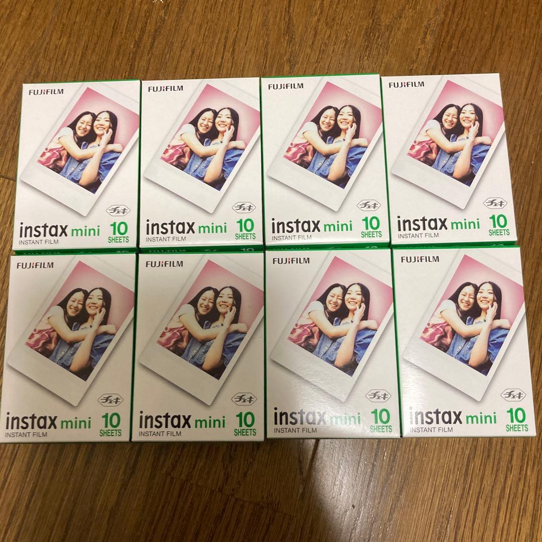 instax mini フィルム　１０枚×８箱