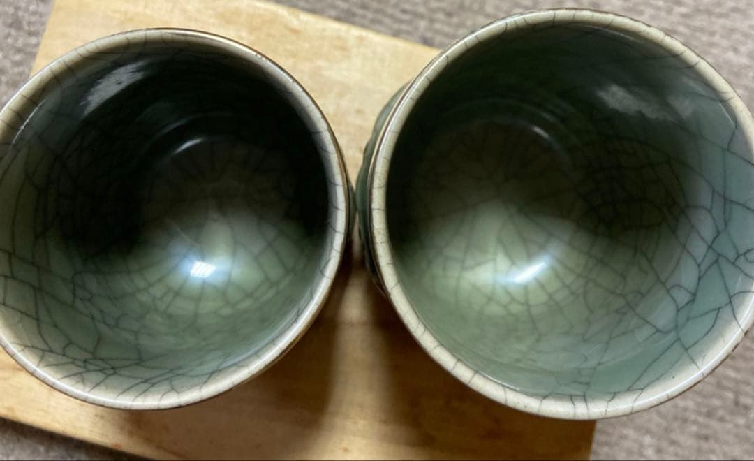 相馬焼き　夫婦湯呑み