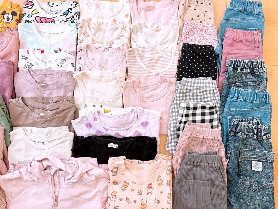 女の子　100cm まとめ売り　秋冬服　40点セット