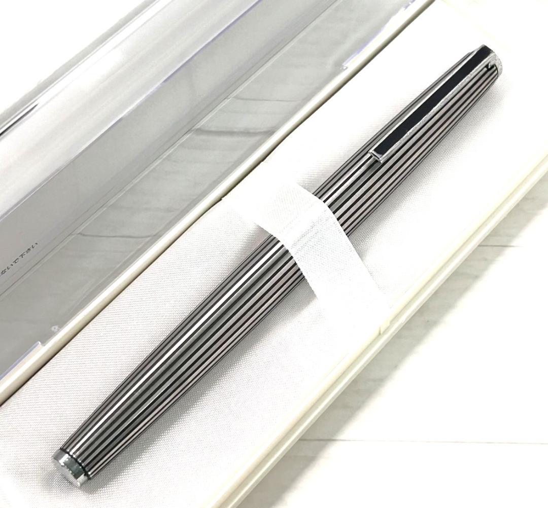 パイロット 万年筆 カスタムK ストライプ 18KWG F ビンテージ U125