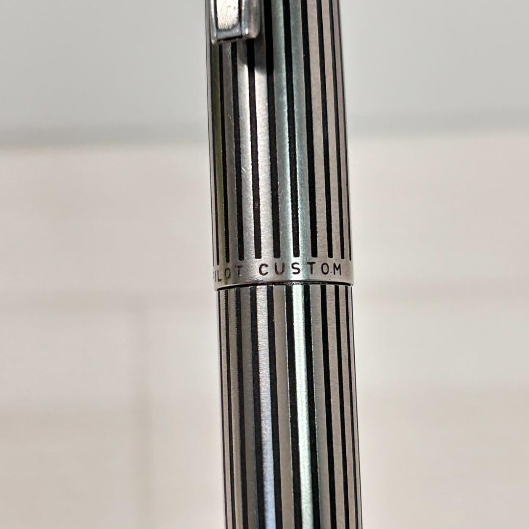 パイロット 万年筆 カスタムK ストライプ 18KWG F ビンテージ U125