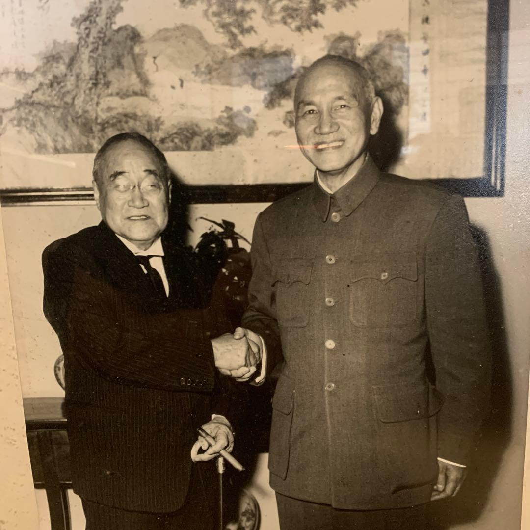 蒋介石　写真　額装　台湾