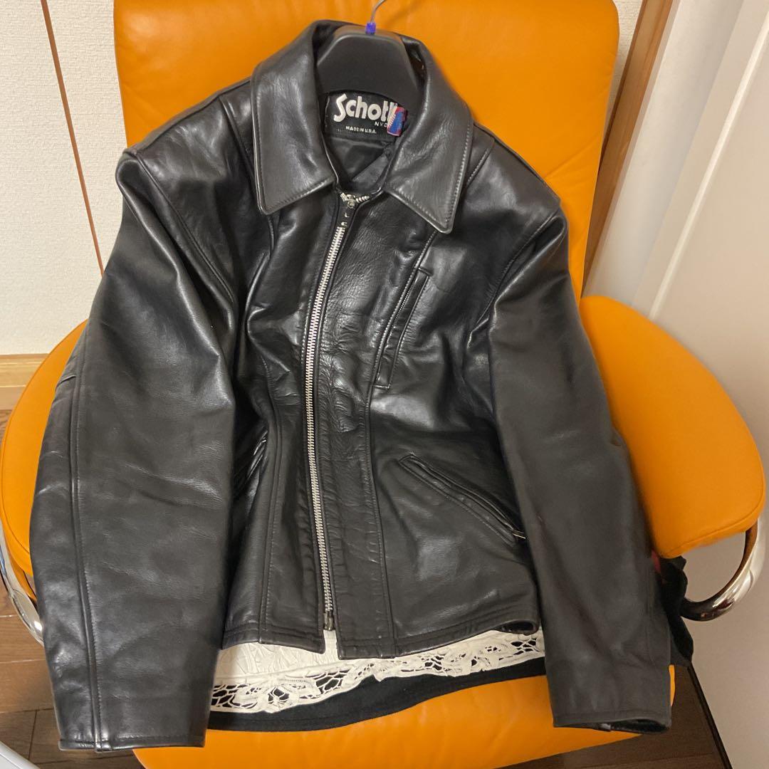 タロウ様用　Schott ショット182 シングルライダース　カウハイド　40