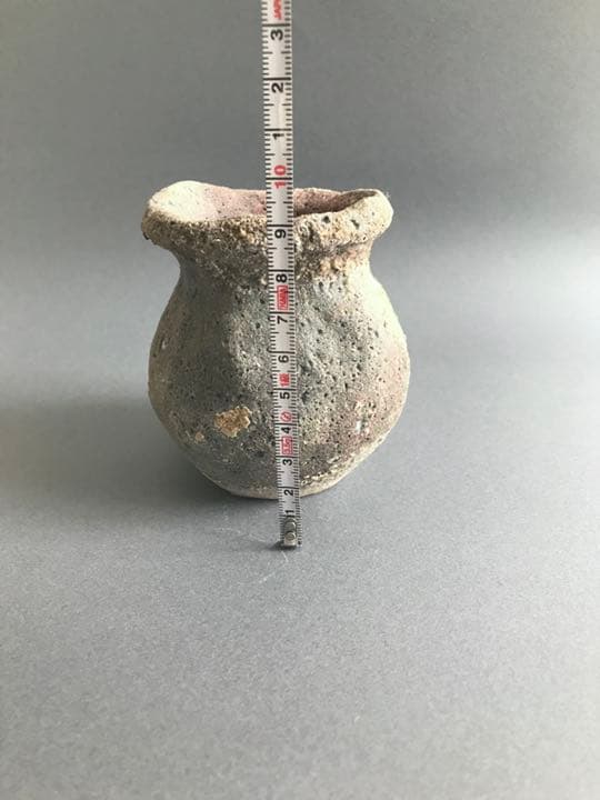 田宮亜紀　花器　灰被壺