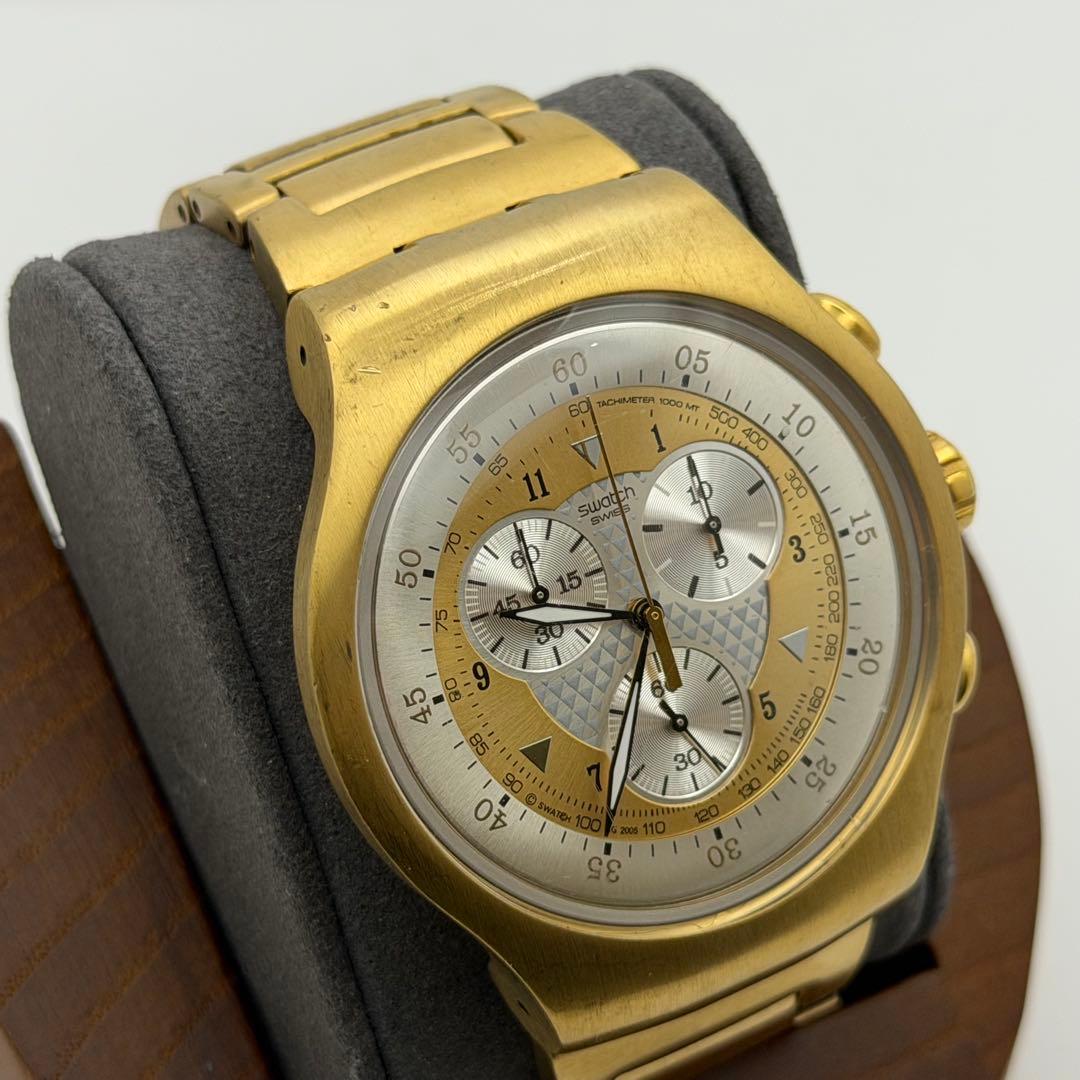 【超希少】スウォッチ　アイロニー　ビッグクロノ　YOG100G クォーツ