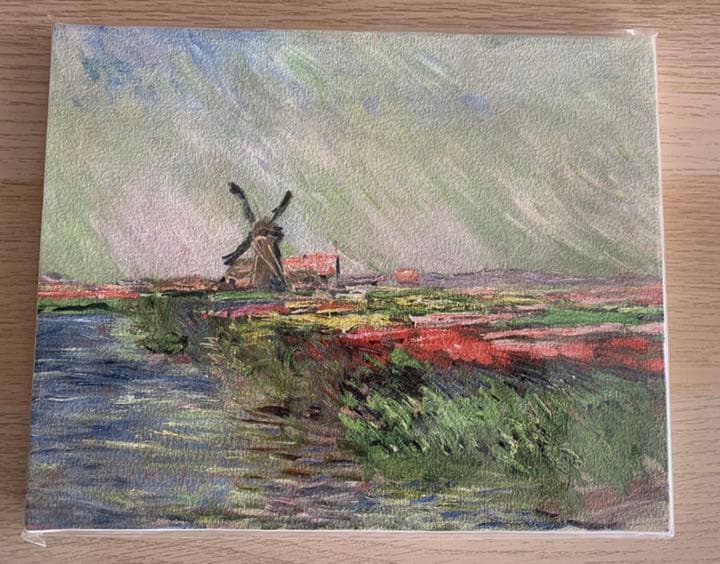 クロード・モネ　【オランダのチューリップ畑】