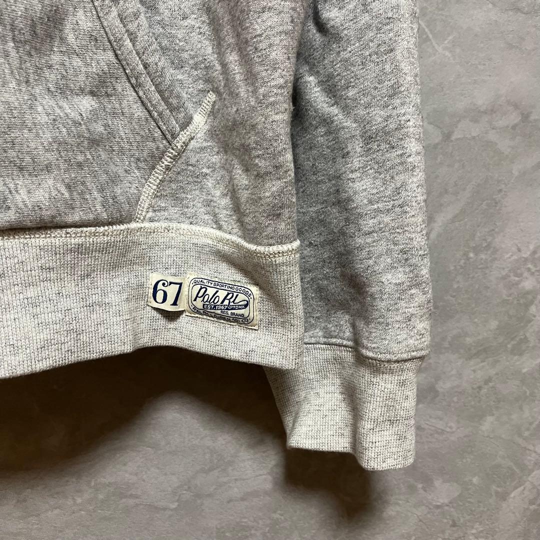 現行 タグ ポロ ラルフローレン メンズ タイガー ワッペン パーカー M