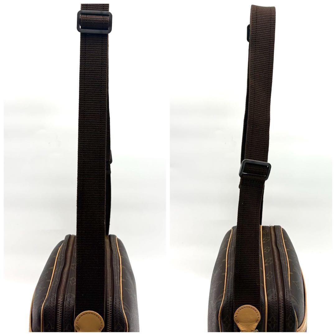 【美品】 VUITTON　リポーターPM　ショルダーバック　斜め掛け　モノグラム