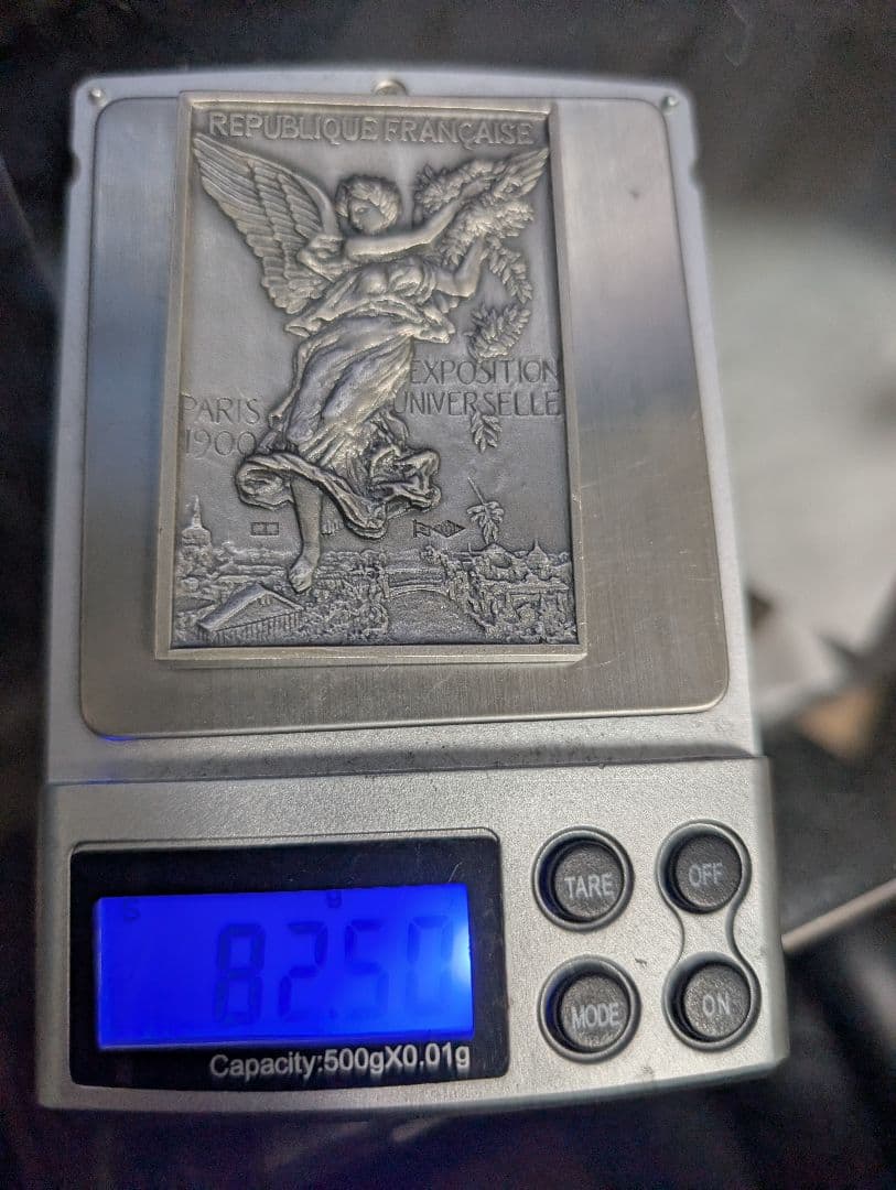 純銀　82g 1900年パリオリンピック 記念　銀メダル 復刻版