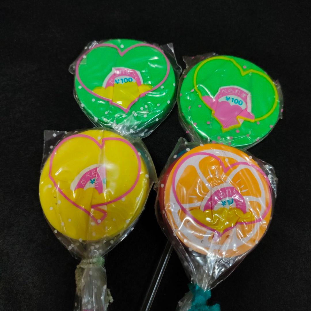 □ 昭和レトロ キャンディ消しゴムセット フェイクスイーツ系 □