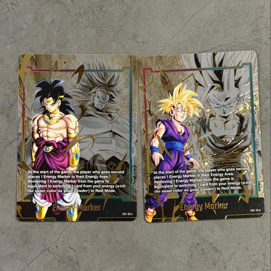 海外プロモ エナジーマーカー 英語版 孫悟飯 ブロリー GOLD