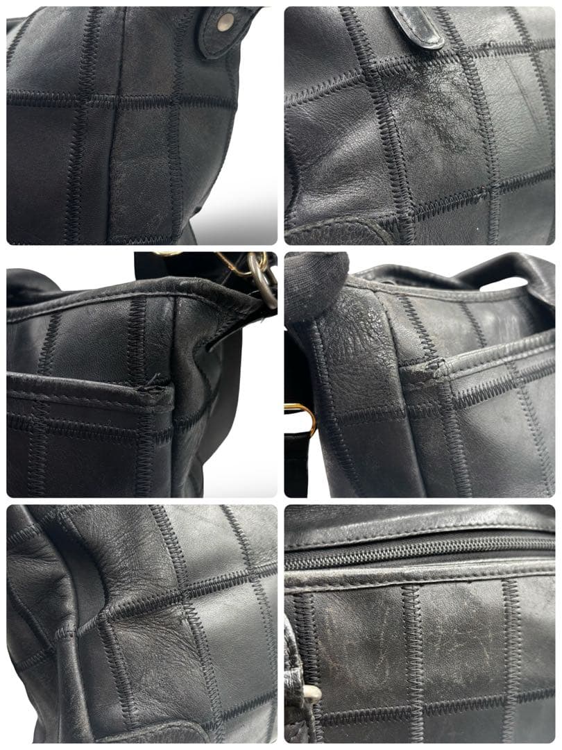 【ヴィンテージ】トライオン　2way ビジネスバッグ　ショルダー　トート　黒