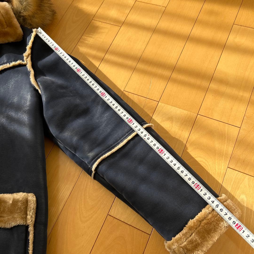 ☆お値下げしました☆Jordan CraigファーコートXLサイズ ネイビー