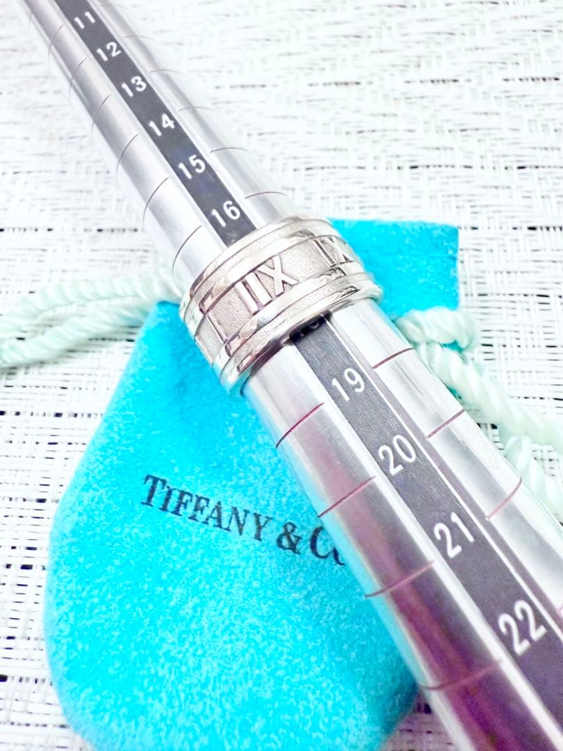 ティファニー　アトラス　ワイド　指輪　リング　18号　研磨仕上済美品 925