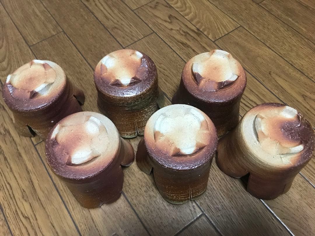 赤膚焼　泉窯　光包　割山椒6客