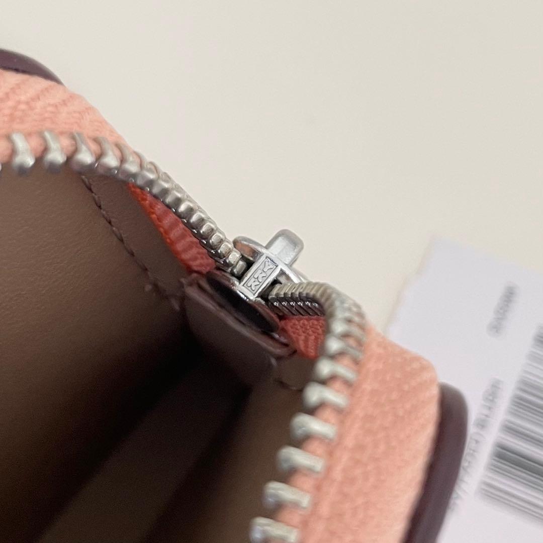 COACH コース　ケース　小銭入れ財布　ブラッシュ　ピンク　パスケース