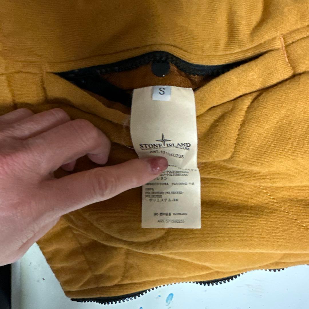 超希少 ストーンアイランド ナイロンメタル キルティング ジャケット l