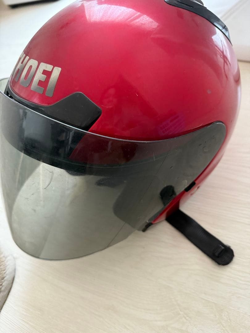 SHOEI J-FORCE jforceジェットヘルメット 赤