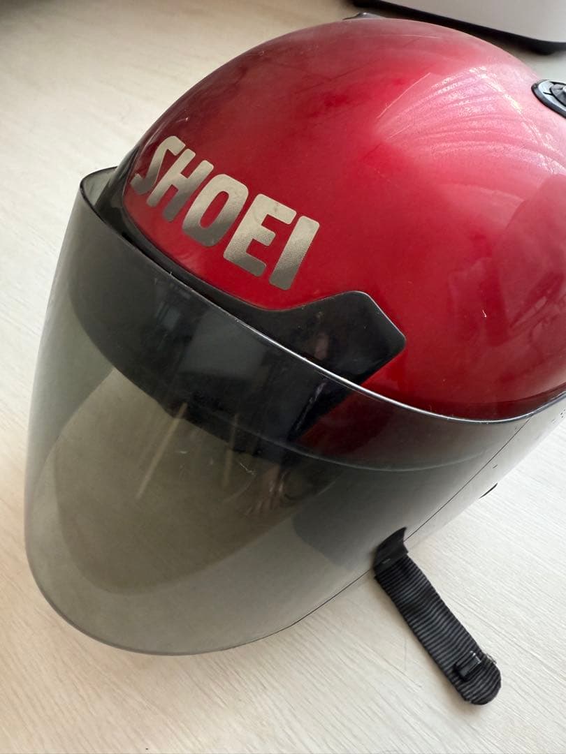 SHOEI J-FORCE jforceジェットヘルメット 赤