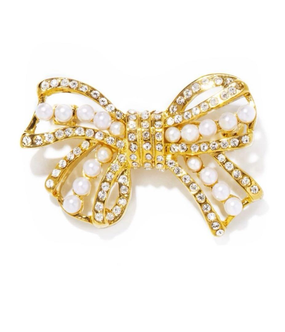 【IRIS 47】bow brooch BO66 ゴールド　イリスフォーセブン