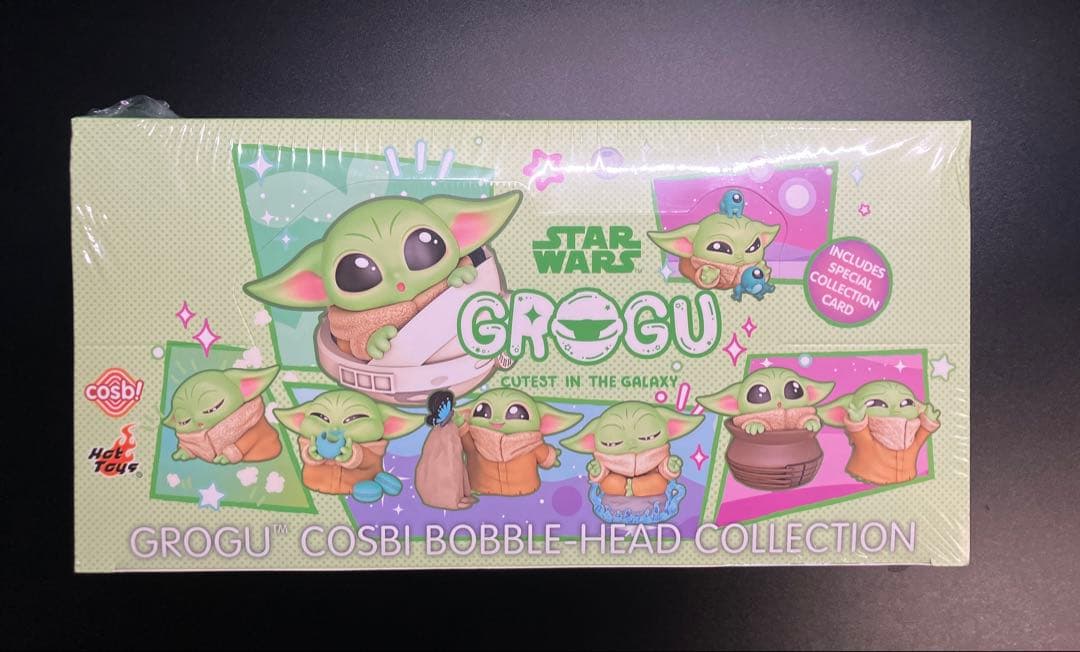 新品未開封　スターウォーズ　フィギュア　グローグー　コスビ　ホットトイズ　BOX