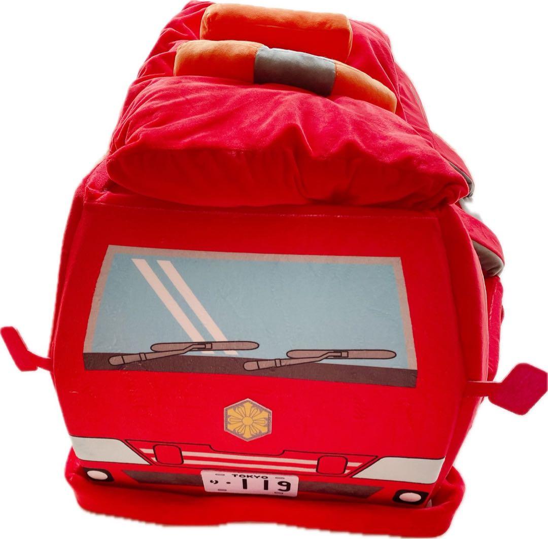 美品　ペット用　消防車　カドラー　ベッド　可愛い　レスキュー　撮影会にも！