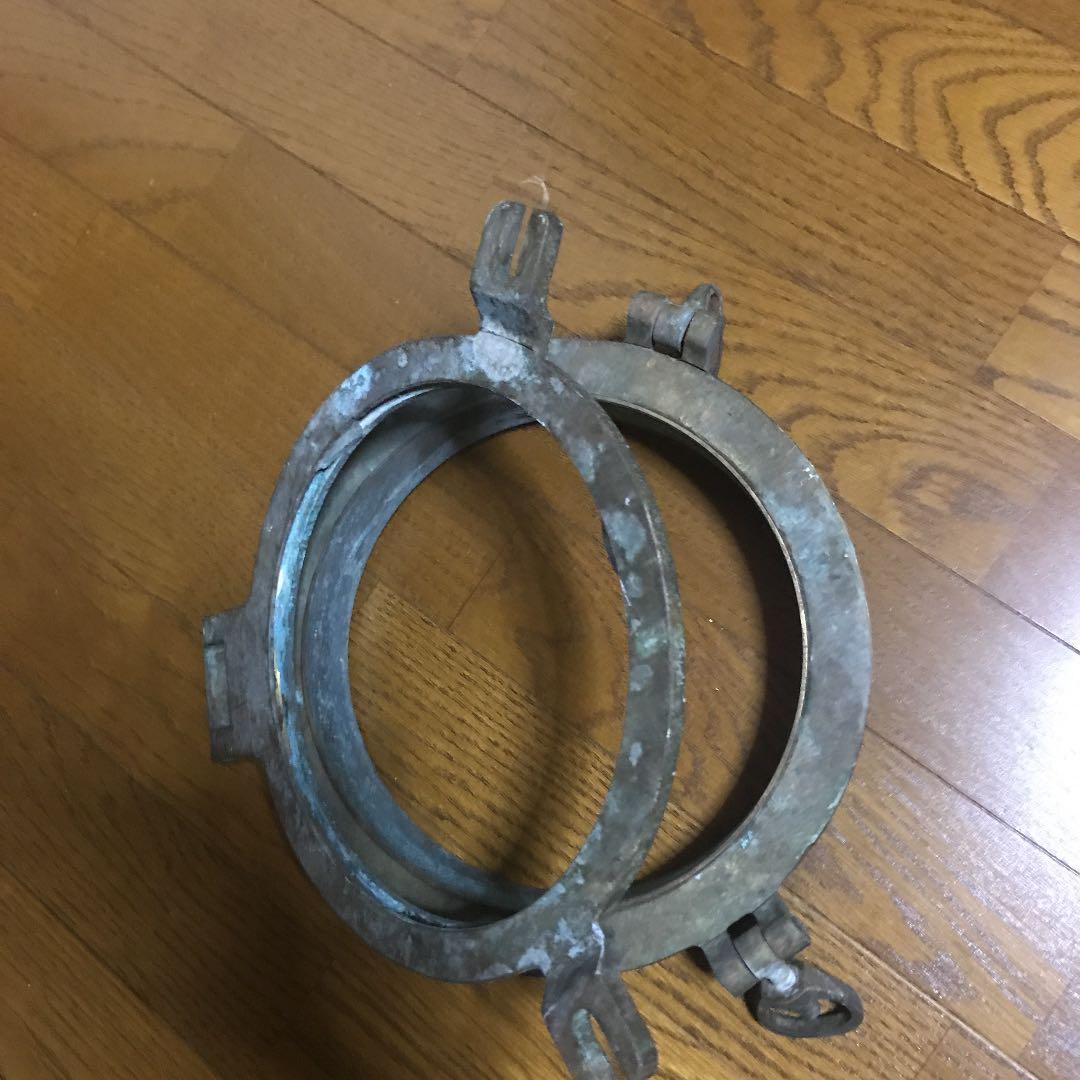 船舶用船窓枠　両側からはさみ固定タイプ　　※ハモ