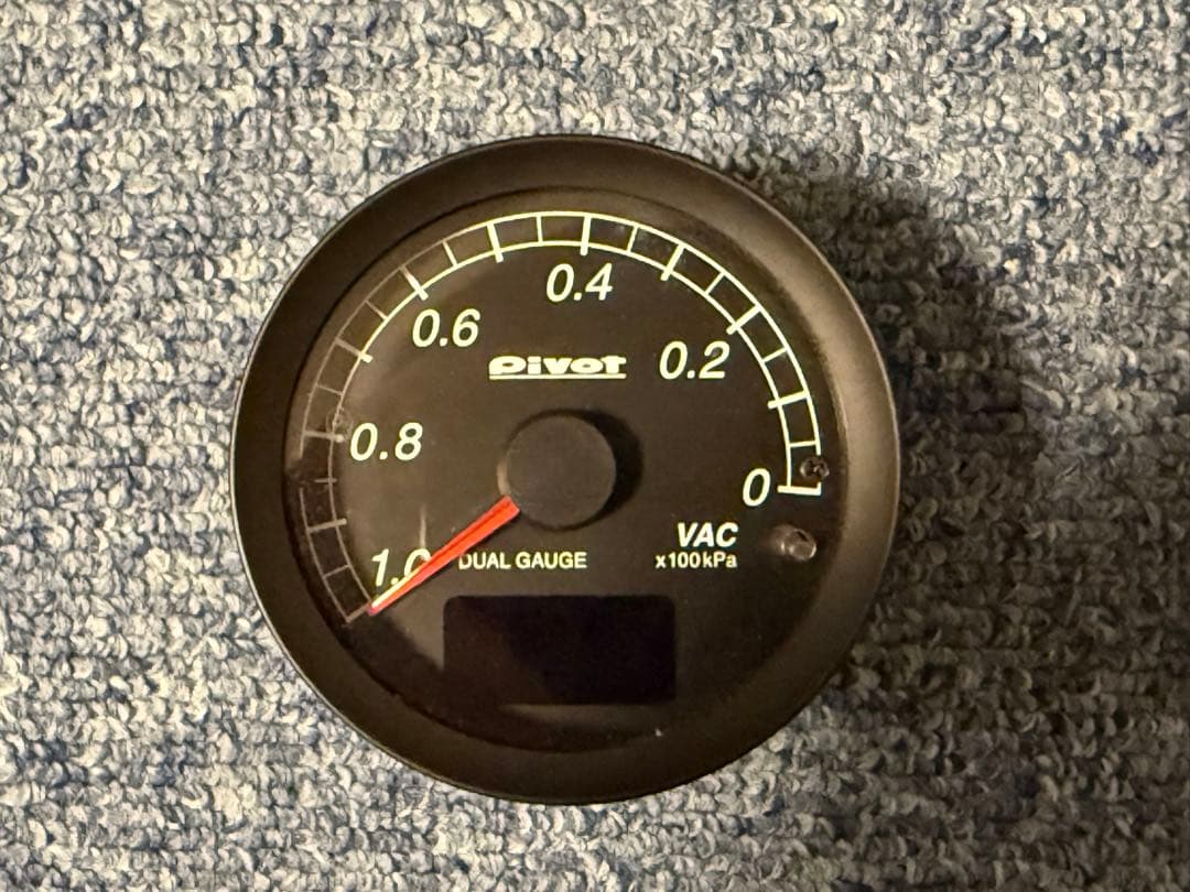 Pivot OBD接続 バキューム計（インマニ計）デュアルゲージ DXV VAC