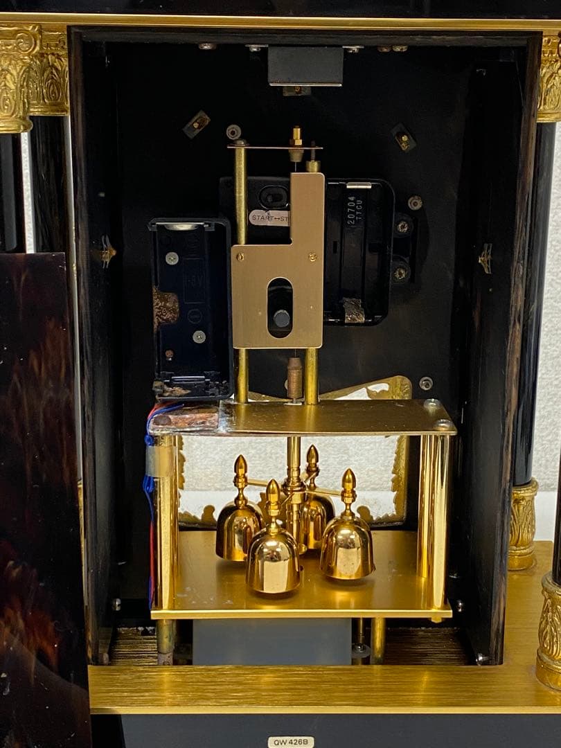 3-1927 希少 高級 SEIKO セイコー バロック調 置時計 QW426B