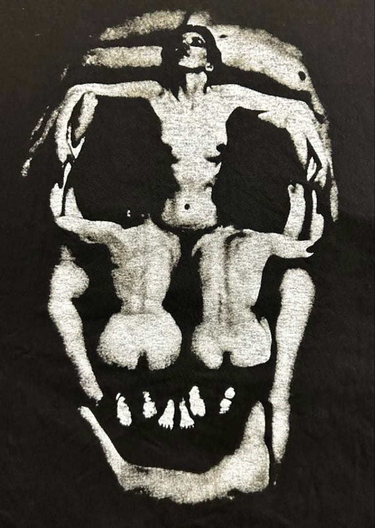 ダリ　salvador dali skull 官能的な死　騙し絵TシャツM