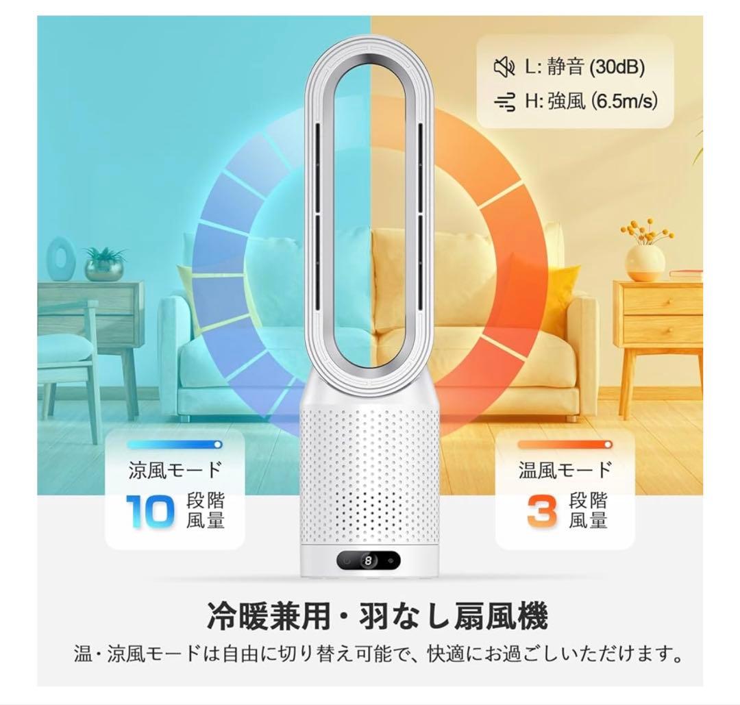 SAMONIC タワーファン 冷風機 3段階暖風【新品、未開封】