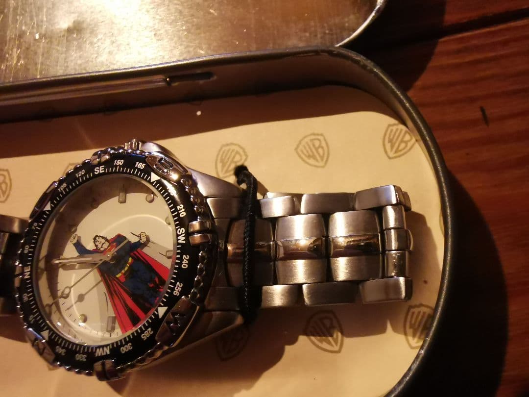 スーパーマン ✩ 腕時計 Warner 限定品 ヴィンテージ レア 未使用品