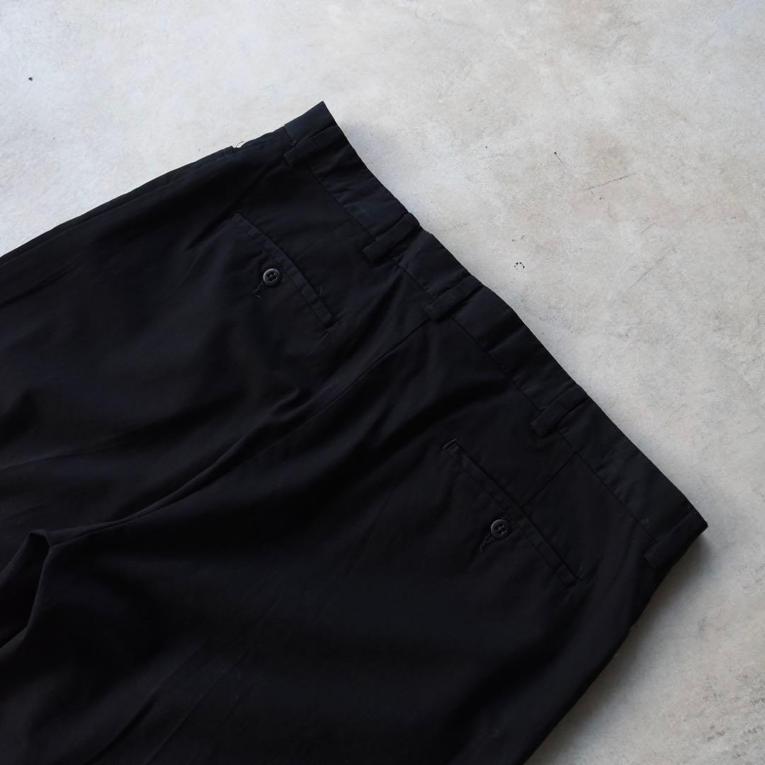 90s ラルフローレン ポロチノ フリスコポケット コットンパンツ黒W36L30