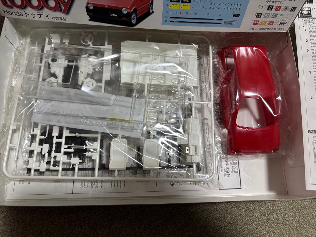 モ*リ様 ホンダ　トゥデイ　プラモデル 1/24 2台セット　逮捕しちゃうぞ　フ