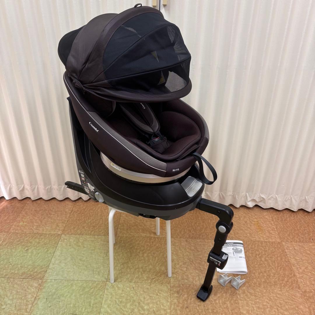 クリーニング済　☆綺麗☆　コンビ　新生児OK　クルムーヴ　スマート　ISOFIX