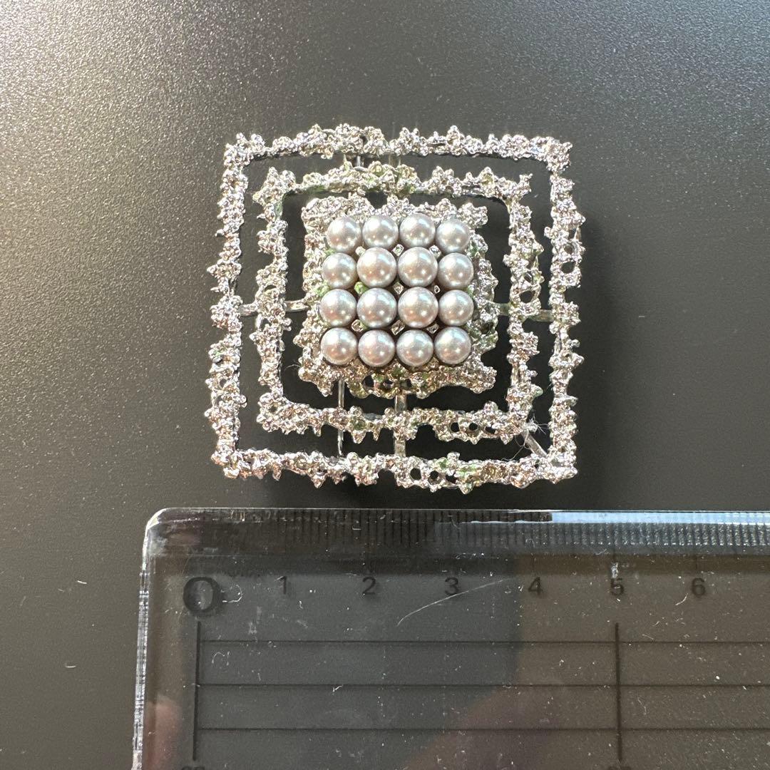 【vintage】TASAKI PEARL 田崎　パール　ブローチ　2way