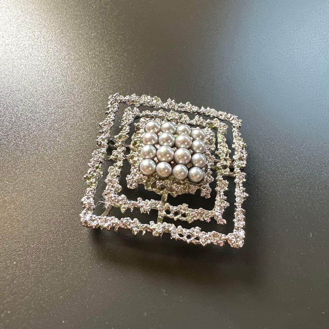 【vintage】TASAKI PEARL 田崎　パール　ブローチ　2way