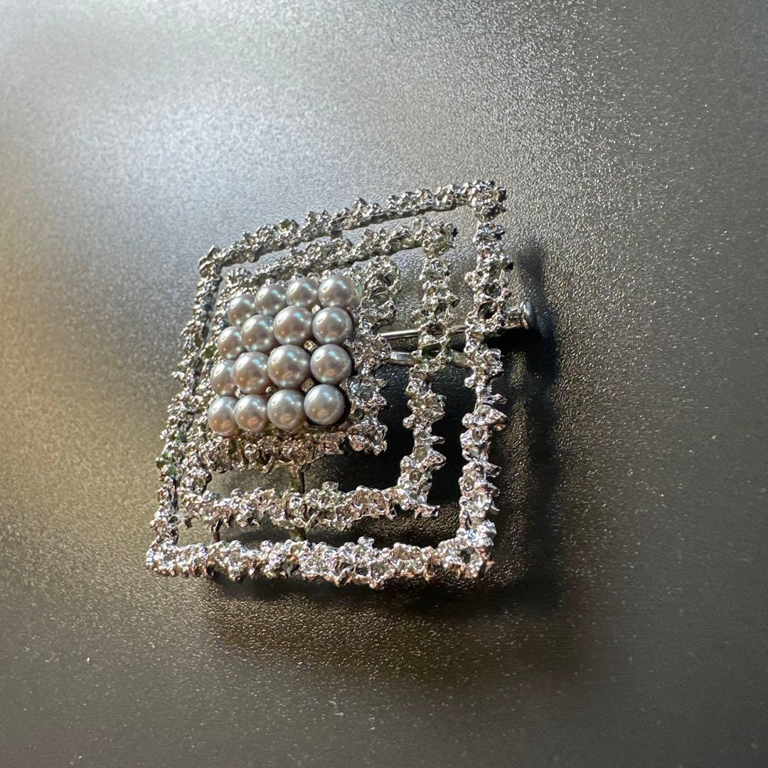 【vintage】TASAKI PEARL 田崎　パール　ブローチ　2way