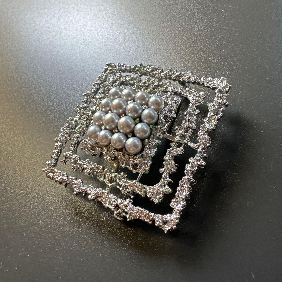【vintage】TASAKI PEARL 田崎　パール　ブローチ　2way