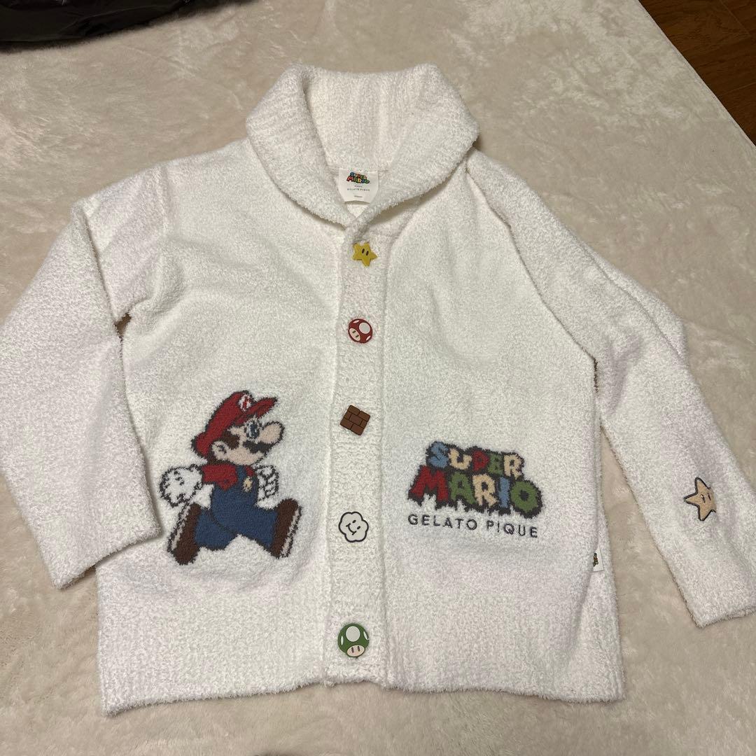 美品✨ジェラートピケ　マリオ　コラボ　カーディガン　GELATO PIQUEもこ